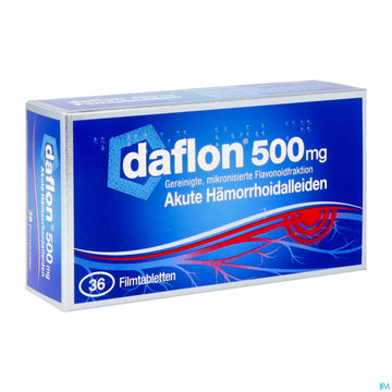 Daflon Filmtabl 500mg 36st 36 ST – Packungsbild