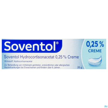Soventol Hydrocortisonacetat Creme 0,25% 20g