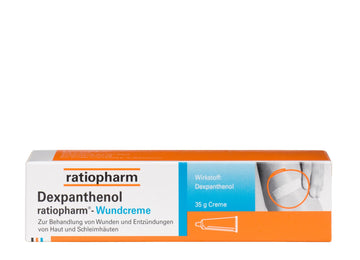 Dexpanthenol ratiopharm® Wundcreme 100 G – Packungsbild