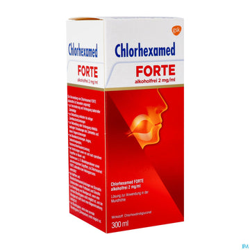 Chlorhexamed Forte/alkoholfrei Lösung Mundhoehle 2mg/ml 300ml 300 ML – Packungsbild