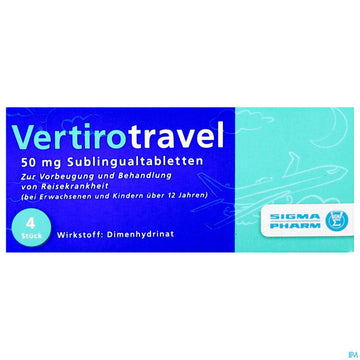 Vertirotravel Sublingualtabl 50mg 4st