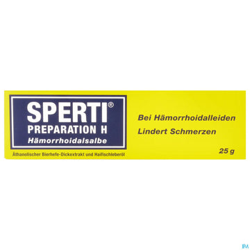 Sperti Preparation-h Haemorrhoidalsable 25g 25 G – Packungsbild