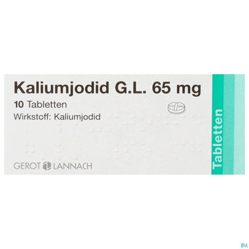 Kaliumjodid G.L. 65mg Tabletten 10 Stück