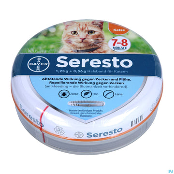 Seresto Wirkstoffh.halsband F/katzen 1,25g + 0,56g 1st
