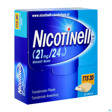 Nicotinell Transdermale Pflaster Tts 30 (21mg/24h) 28st 28 ST – Packungsbild