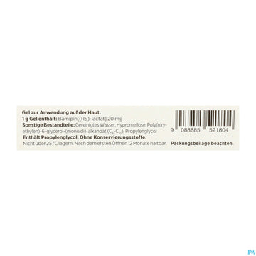 Soventol Bamipinlactat Gel Neu 20g 20 G – Packungsbild