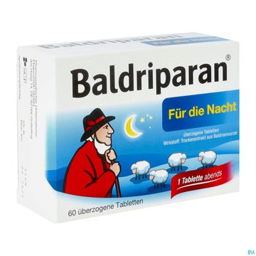 Baldriparan Fuer Die Nacht Ueberzogene Tabl 60st 60 ST – Packungsbild