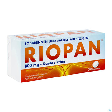 Riopan Kautabl 800mg 50st 50 ST – Packungsbild