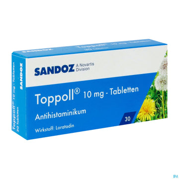 Toppoll Tabl 10mg 30st 30 ST – Packungsbild