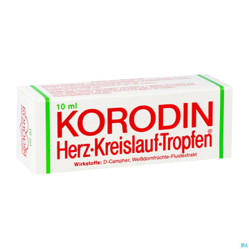 Korodin Herz-kreislauf Tropfen 10ml 10 ML – Packungsbild