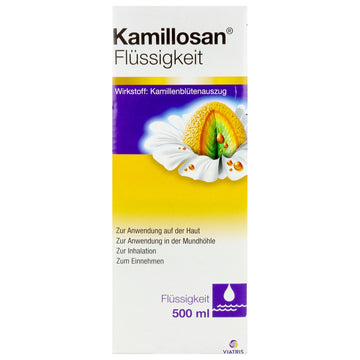 Kamillosan Flüssigkeit 500ml 500 ML – Packungsbild