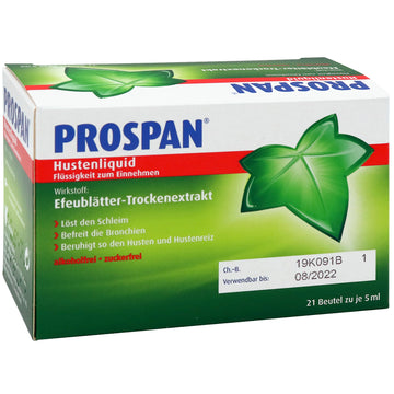 Prospan® Hustenliquid, im Stickbeutel 21 ST – Packungsbild