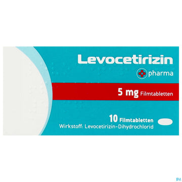 Levocetirizin-+pharma Filmtabl 5mg 10st