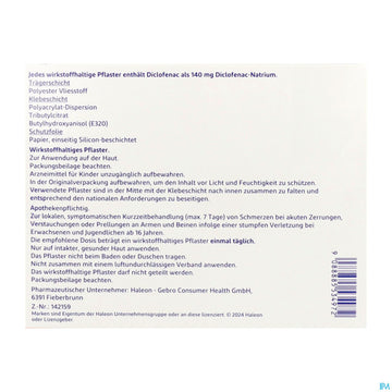 Voltadol 24h Schmerzpflaster Wirkstoffhaltig 140mg 5st 5 ST – Packungsbild