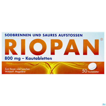 Riopan Kautabl 800mg 50st 50 ST – Packungsbild