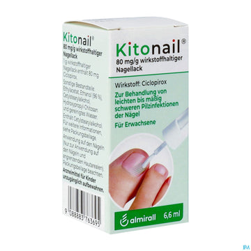 Kitonail Wirkstoffhaltiger Nagellack 80mg/g 6,6ml ML – Packungsbild