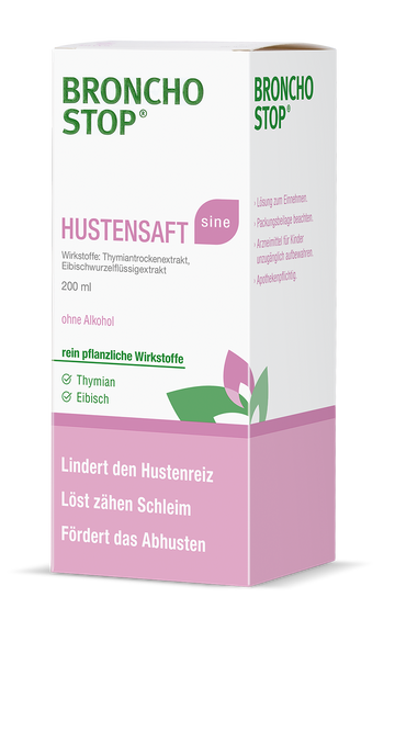 Bronchostop sine Hustensaft 200 ML – Packungsbild
