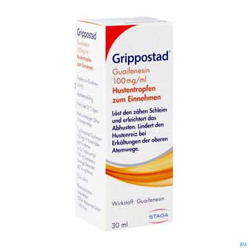 Grippostad Guaifenesin Hustentropfen Z.einnehmen 100mg/ml 30ml 30 ML – Packungsbild