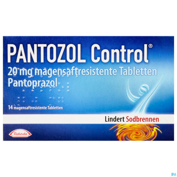 Pantozol Control Magensaftresistente Tabl 20mg 14st 14 ST – Packungsbild