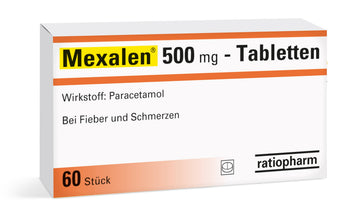 Mexalen® 500 mg Tabletten 60 ST – Packungsbild