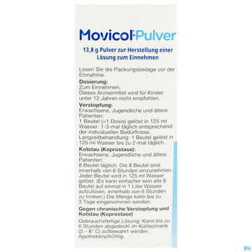 Movicol Pulver Stick 20st 20 ST – Packungsbild
