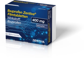 Ibuprofen Zentiva 400mg Filmtabletten 50 ST – Packungsbild