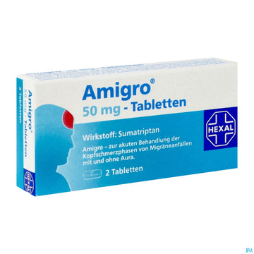 Amigro Tabl 50mg 2st 2 ST – Packungsbild