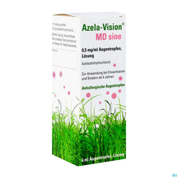 Azela-vision Md Sine Augentropfen 0,5mg/ml 6ml 6 ML – Packungsbild