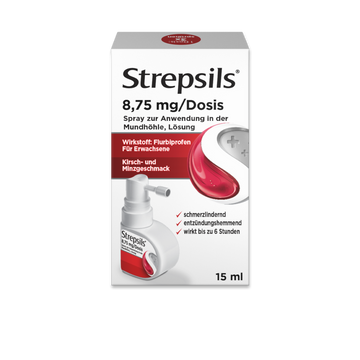 Strepsils Mundspray Kirsch- und Minzgeschmack