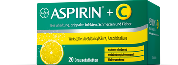 Aspirin® +C - Brausetabletten 20 ST – Packungsbild