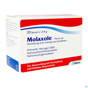 Molaxole Pulver lösung.z.einnehmen Beutel 20st 20 ST – Packungsbild