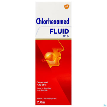 Chlorhexamed Fluid 0,1% 200ml 200 ML – Packungsbild