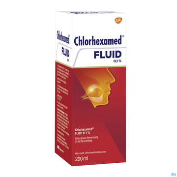 Chlorhexamed Fluid 0,1% 200ml 200 ML – Packungsbild