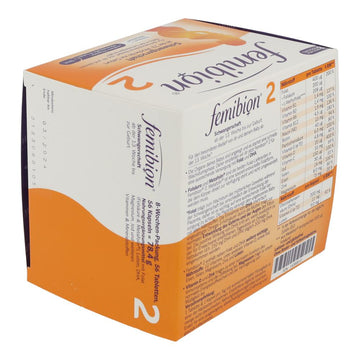 Femibion 2 Schwangerschaft / 56 Tabletten + 56 Kapseln