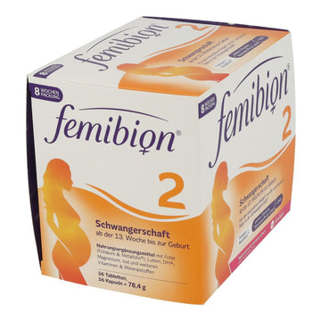 Femibion 2 Schwangerschaft / 56 Tabletten + 56 Kapseln