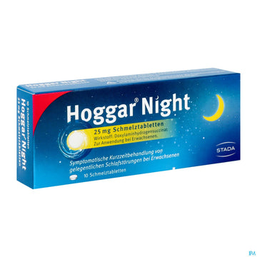 Hoggar Night Schmelztabl 25mg 10st 10 ST – Packungsbild