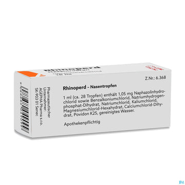 Rhinoperd Nasentropfen 10ml 10 ML – Packungsbild