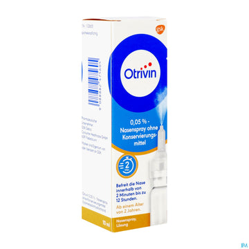 Otrivin Nasenspray 0,05% O.konservier.mtl 10ml 10 ML – Packungsbild