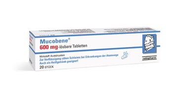 Mucobene® 600 mg – lösbare Tabletten 20 ST – Packungsbild