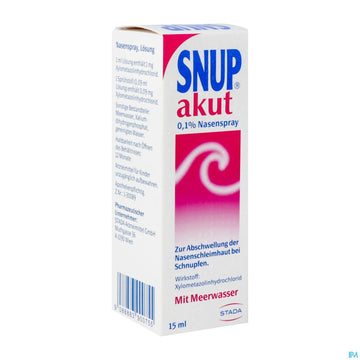 Snup Akut Nasenspray 0,1% 15ml 15 ML – Packungsbild