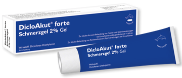 DicloAkut® forte Schmerzgel 2 % Gel lindert Schmerzen und Entzündungen