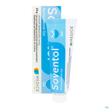 Soventol Bamipinlactat Gel Neu 20g 20 G – Packungsbild