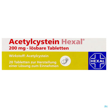 Acetylcystein-hexal Lösbare Tabl 200mg 20st