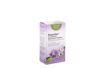 Passedan® Plus Baldrian überzogene Tabletten 60 ST – Packungsbild