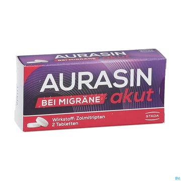 Aurasin Akut Tabl 2,5mg 2st 2 ST – Packungsbild