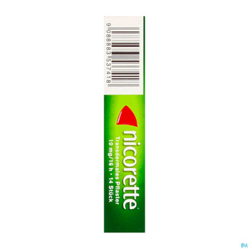 Nicorette Transdermales Pflaster 10mg/16h 14st 14 ST – Packungsbild