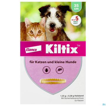 Kiltix Halsband F Katzen U.kleine Hunde 1,25g + 0,28g 1st
