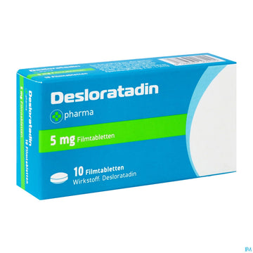 Desloratadin-+pharma Filmtabl 5mg 10st 10 ST – Packungsbild