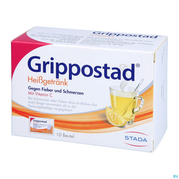 Grippostad Heissgetraenk Pulver Beutel 10st 10 ST – Packungsbild