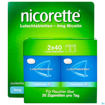 Nicorette Lutschtabl Freshmint 4mg 80st 80 ST – Packungsbild